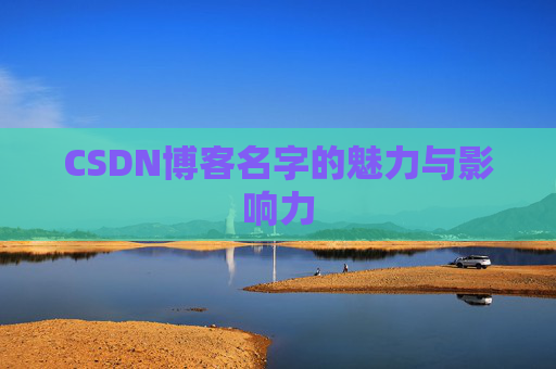 CSDN博客名字的魅力与影响力
